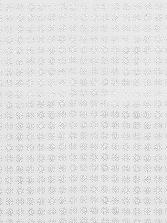 Formal Accessories|Pocket Squares-Joseph Abboud Tonal Medallion Pocket Square White