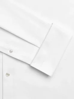 Solid Dress Shirts|Designer Dress Shirts-Awearness Kenneth Cole Ultimate Performance Slim Fit Spread Collar Dress Shirt Black Solid