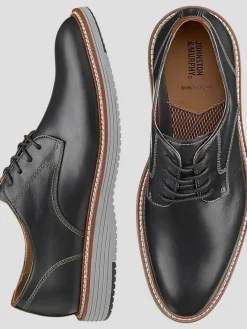 Casual Shoes|Casual Shoes-Johnston &Amp; Murphy Upton Leather Plain Toe Oxfords Black