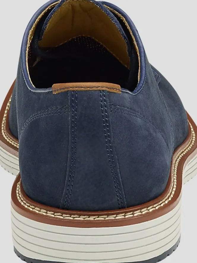Casual Shoes|Casual Shoes-Johnston &Amp; Murphy Upton Nubuck Plain Toe Oxfords Navy