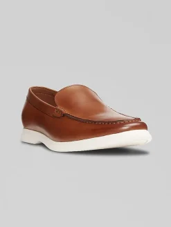 Loafers & Slip-ons-Joseph Abboud Venetian Loafers Cognac