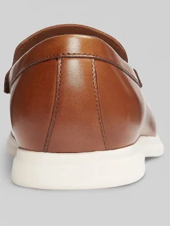 Loafers & Slip-ons-Joseph Abboud Venetian Loafers Cognac