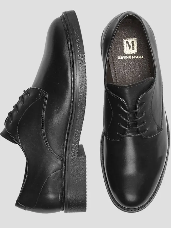 Oxfords|Dress & Formal Shoes-Bruno Magli Vince Plain Toe Oxfords Black