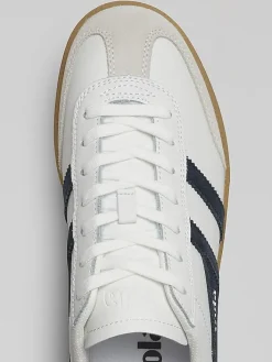 Sneakers|Casual Shoes-Gola Viper T-Toe Gum Bottom Sneakers White