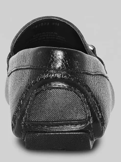 Loafers & Slip-ons-Donald Pliner Vitalitc Moc Toe Bit Loafers Black