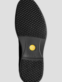 Loafers & Slip-ons|Casual Shoes-Nunn Bush Wade Work Moc Toe Slip On Shoes Black