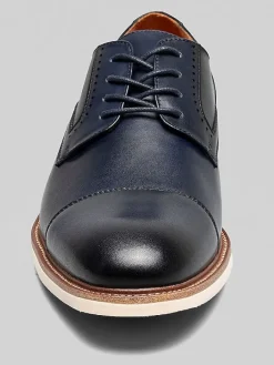Dress & Formal Shoes-Stacy Adams Wesbridge Cap Toe Lace-Up Shoes Black