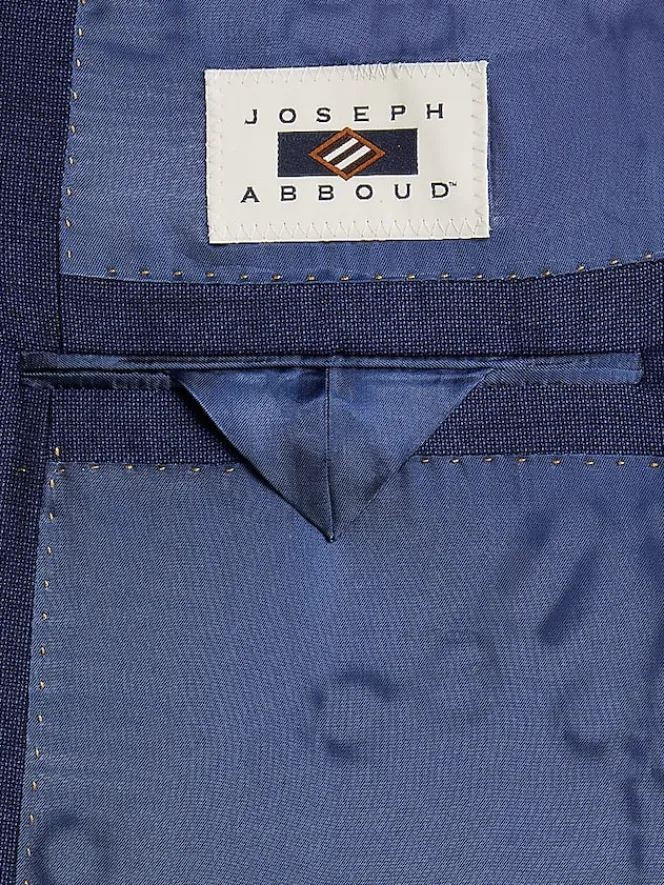 Suit Separates|3-piece Suits-Joseph Abboud Wool Modern Fit Suit Jacket Blue