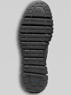 Oxfords|Sneakers-Cole Haan ZEROGRAND Remastered Wingtip Oxford Dress Sneakers Black/Black