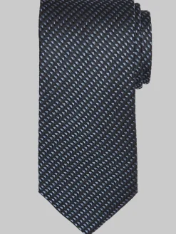 Ties-Joseph Abboud Zipper Stripe Tie Brown